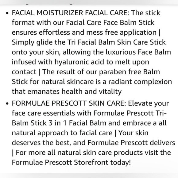 🍊 Formulae Prescott 3 in 1 Tri Balm - Picture 13 of 14